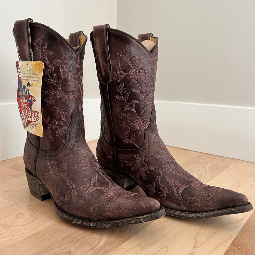 NWT Old Gringo Yippee Kiyay Women’s Cowboy Boot size 7.5